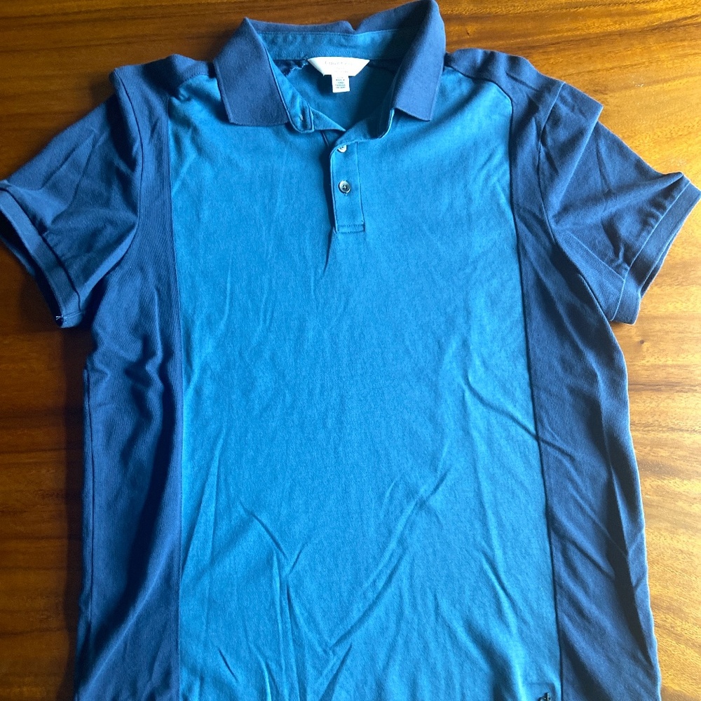 Calvin Klein short sleeve shirt // golf shirt